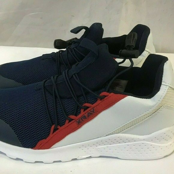 X-RAY Boys OZ Stretchable Red White Blue Sneakers - Picture 3 of 7